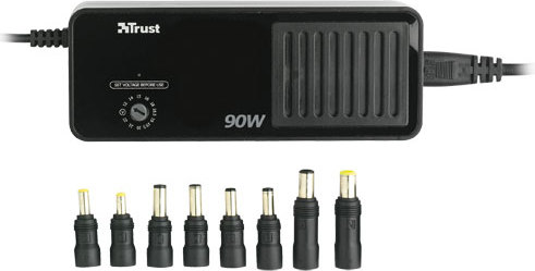 Адаптер питания для ноутбука Trust 90W Notebook Power Adapter Black