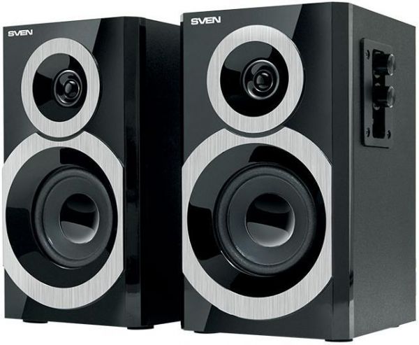 Компьютерная акустика Sven SPS-619 2.0 черный 20Вт
